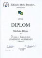 Diplom Michala Dömeho