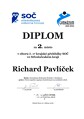 KP SOČ 2026 - diplom R. Pavlíčka