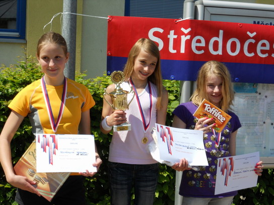Agáta Čechová 3. místo v duatlonu 2011