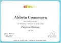 CTM certifikát A. Gromešové 2025 (2)