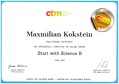 CTM certifikát M. Kokstein 2025