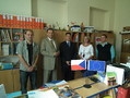 První rada Francouského velvyslanectví, pan Nicolas de Lacoste, na návštěvě školy